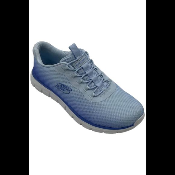 Skechers Track Ombre Vegan Washable Bungee Sheer Light Blue - Medium - Picture 1 of 3